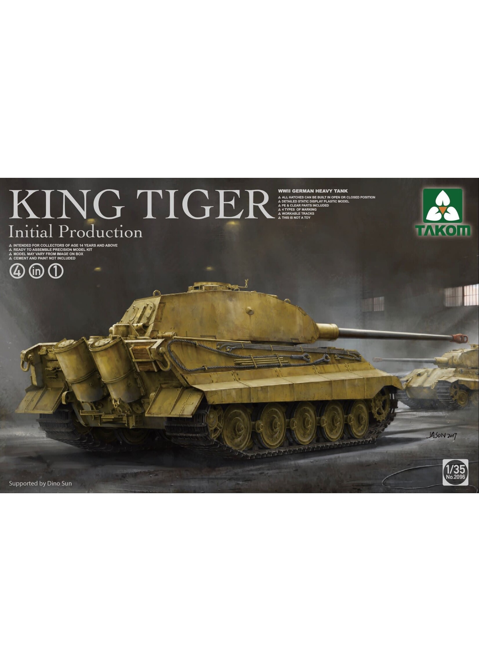Takom TAK2096 King Tiger Initial Production (1/35)