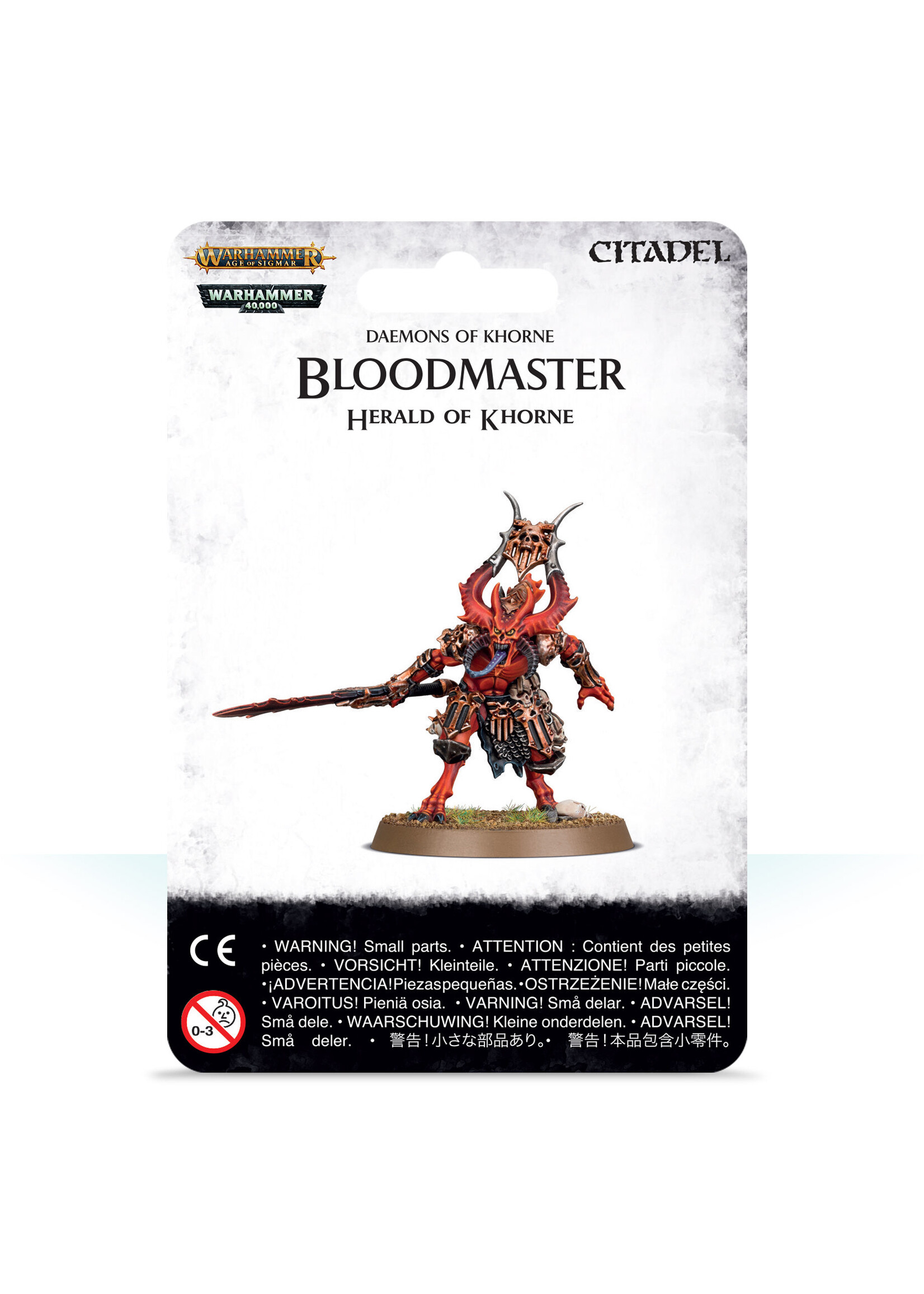 AoS Daemons of Khorne Bloodmaster Herald of Khorne