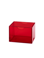 Arcane Tinmen Dragon Shield Strongbox Clear Red