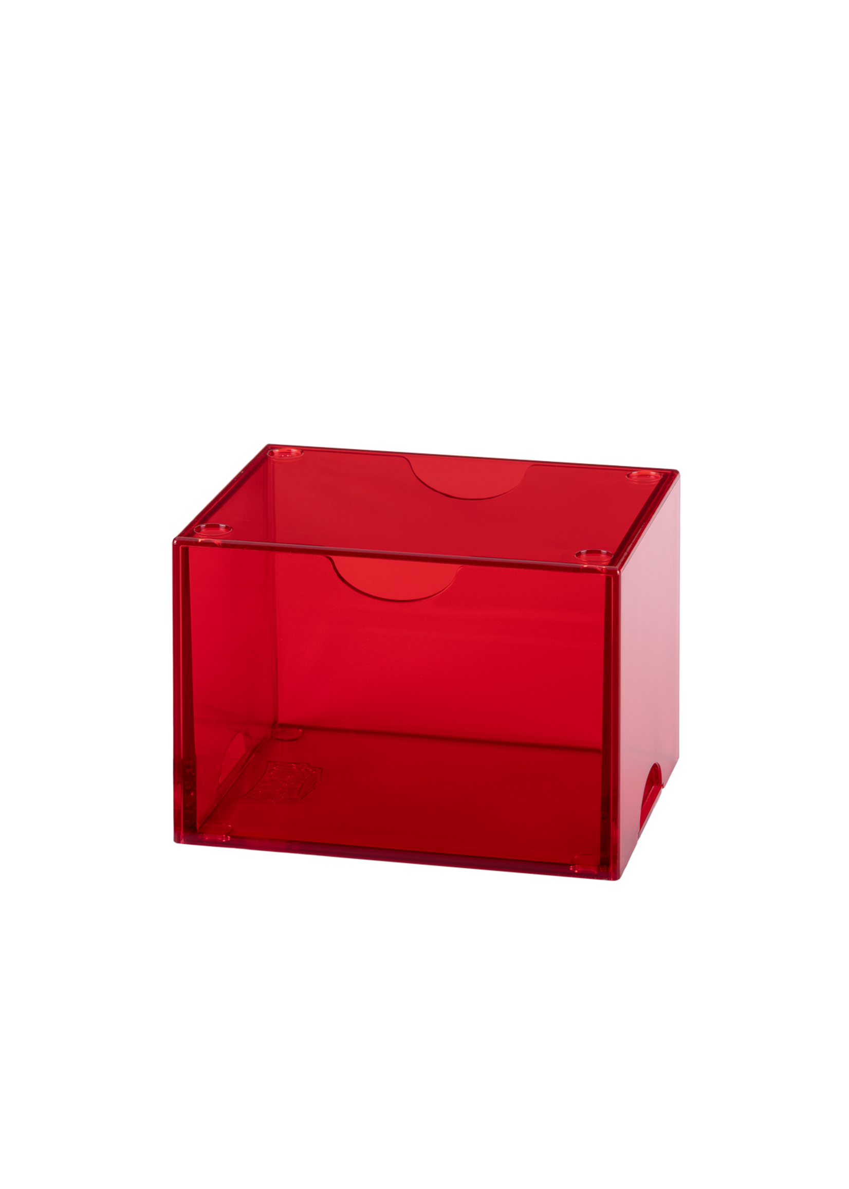 Arcane Tinmen Dragon Shield Strongbox Clear Red