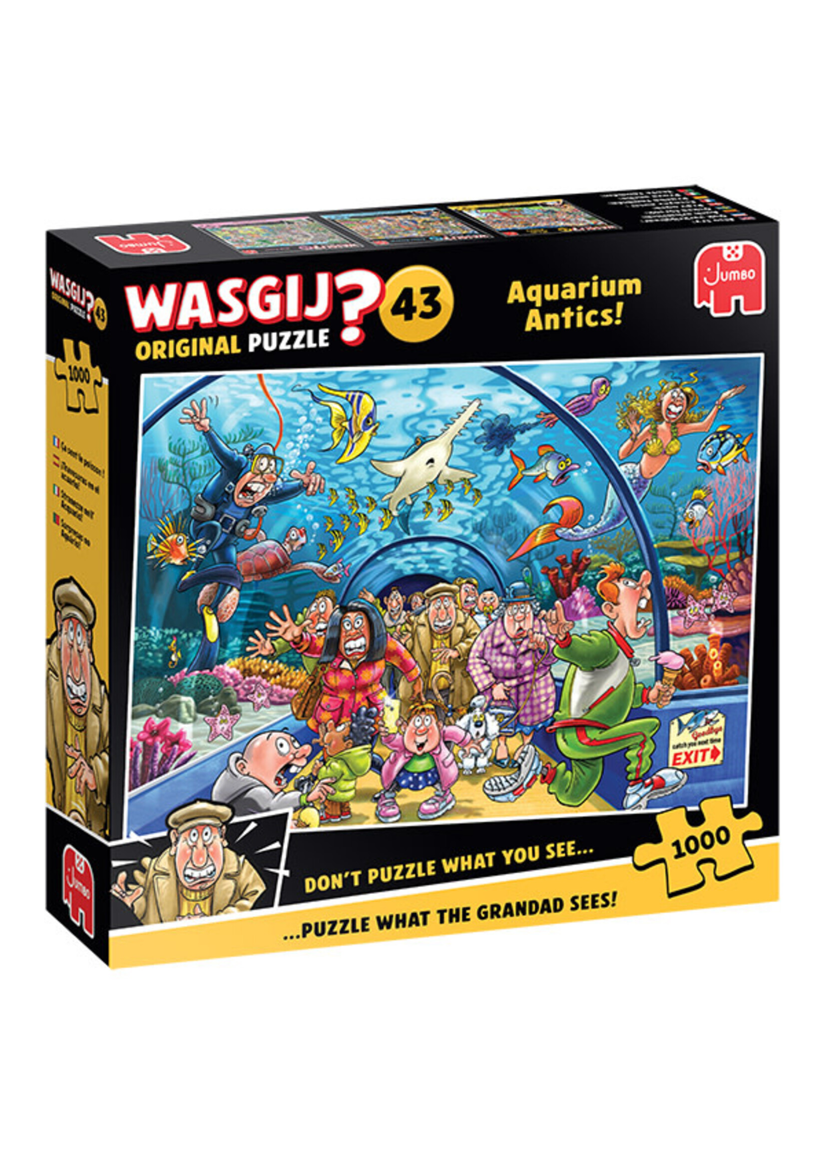 Jumbo JUM00585 WASGIJ Aquarium Antics (Puzzle1000)
