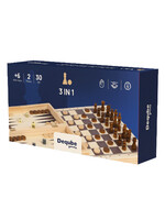 3 in 1 Game Set Chess-Checkers-Backgammon