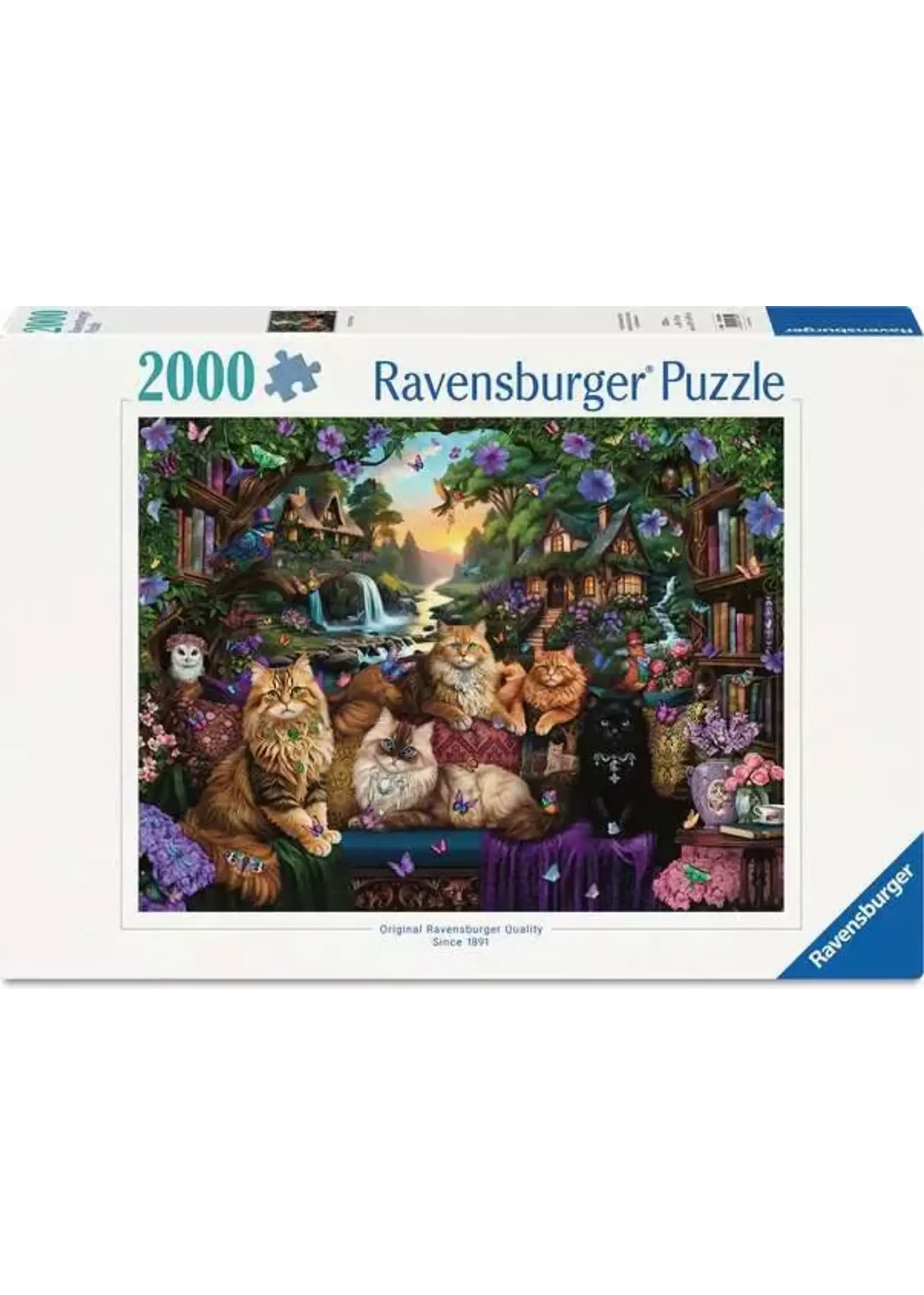 Ravensburger RAV12001854 Cat Tail Cottage (Puzzle2000)