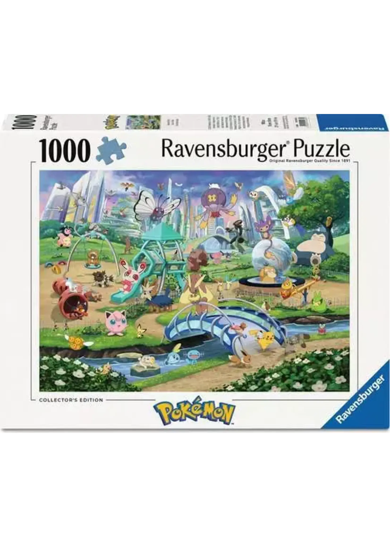Ravensburger RAV12002033 Pokemon Eevee and Park (Puzzle1000)