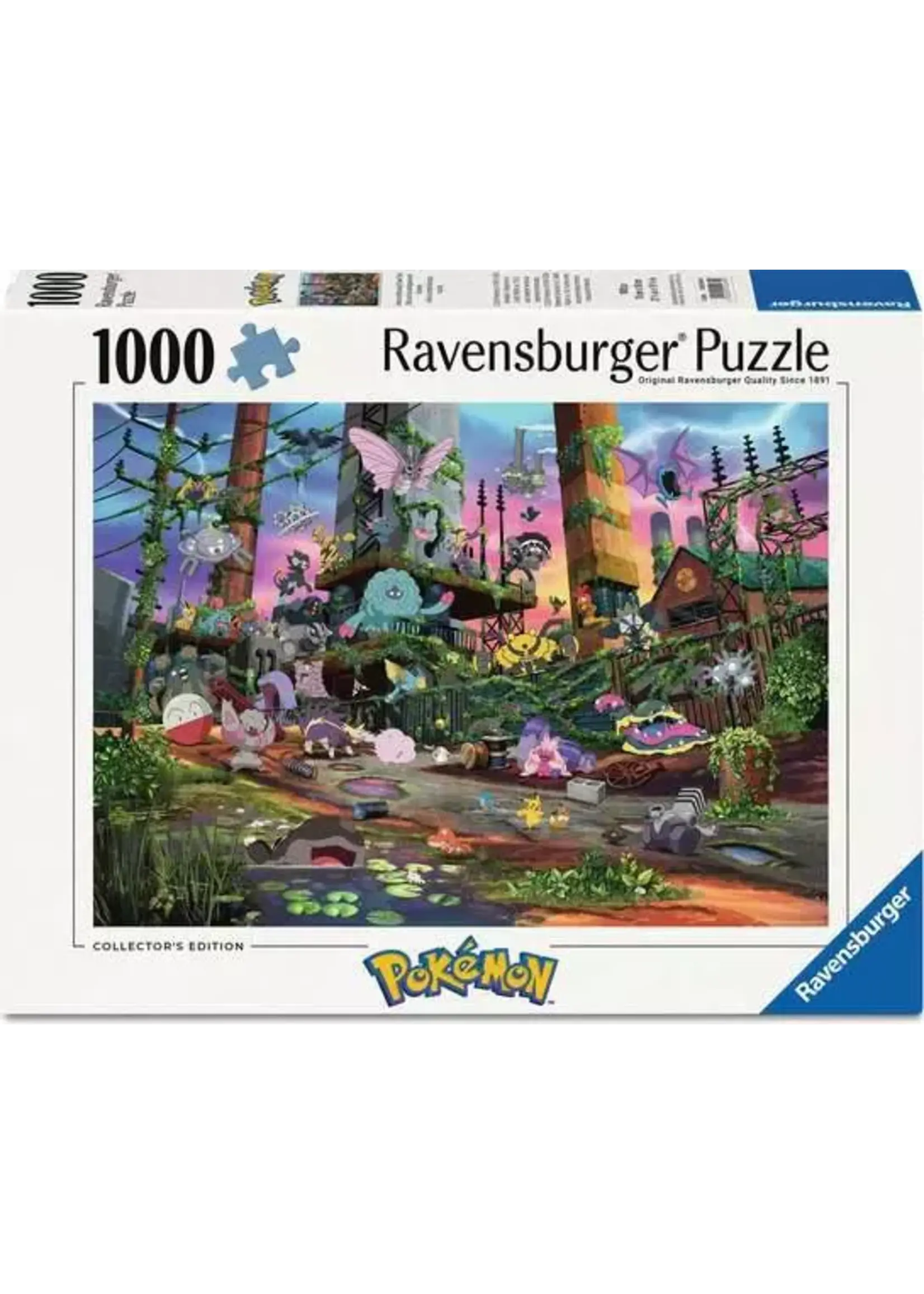 Ravensburger RAV12002034 Pokemon Jolteon and Reclaimed Power Plant (Puzzle1000)