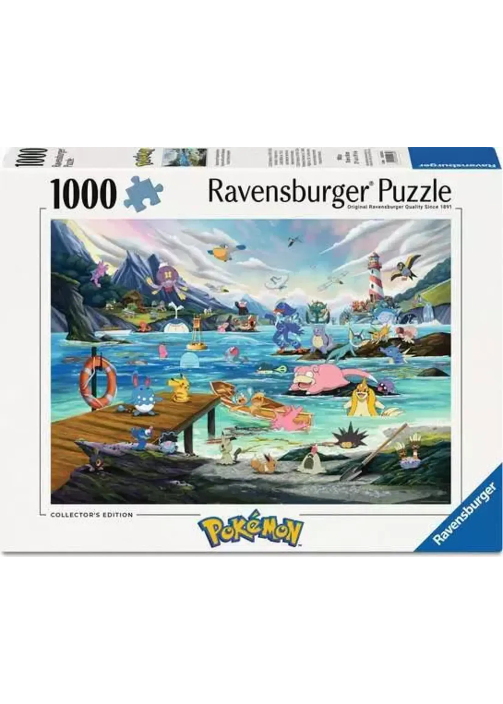 Ravensburger RAV12002035 Pokemon Vaporeon and Temperate Marine (Puzzle1000)