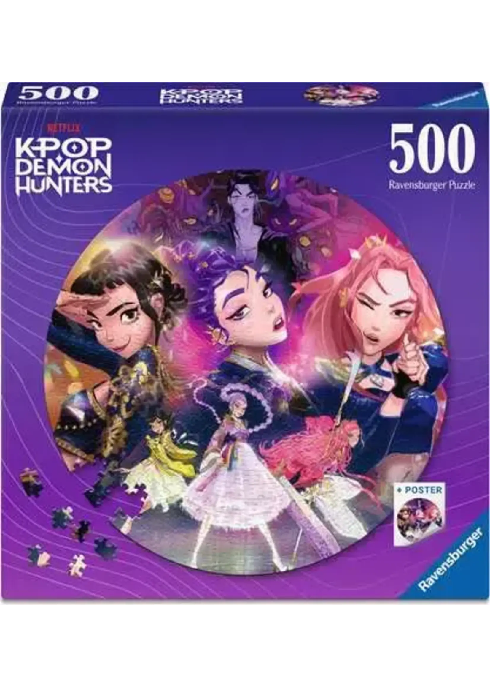 Ravensburger RAV12002052 K-POP Demon Hunters For the Fans (Puzzle500)