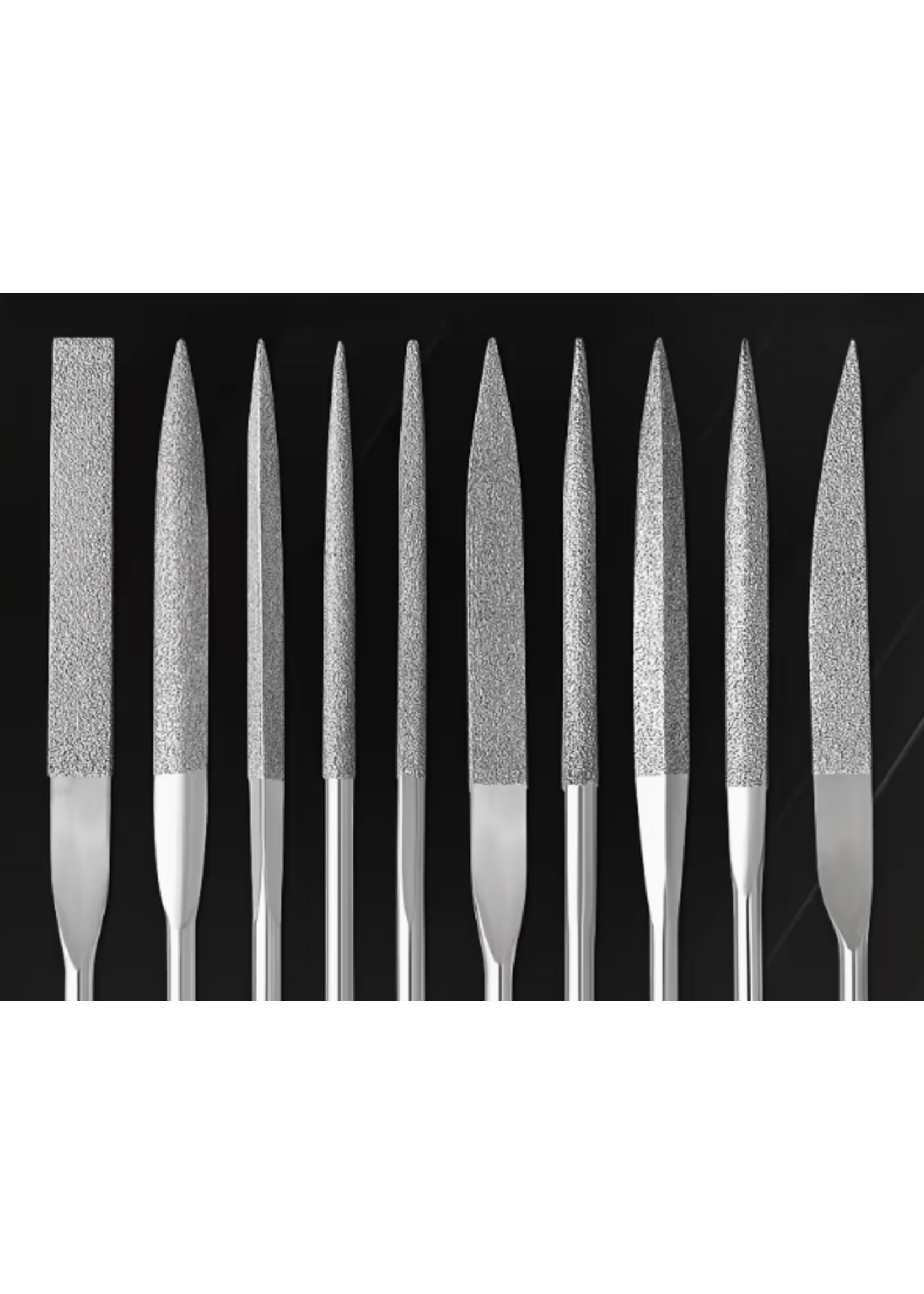 Diamond File 5pc Set 3x140mm