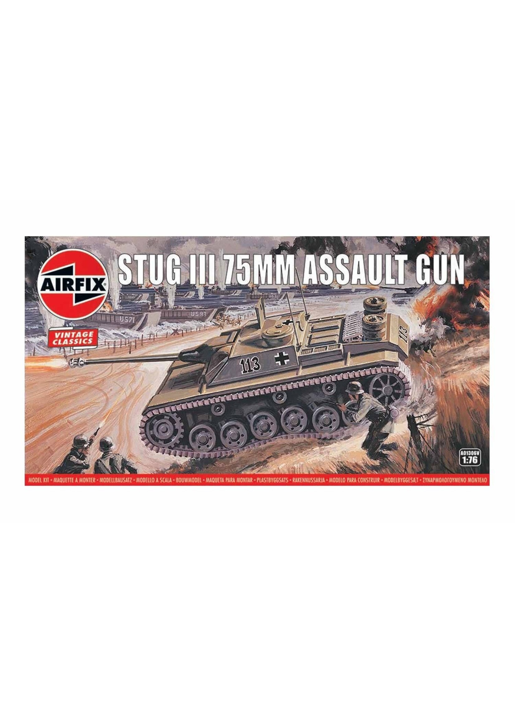 Airfix AIR01306V Stug III 75mm Assault Gun (1/76)