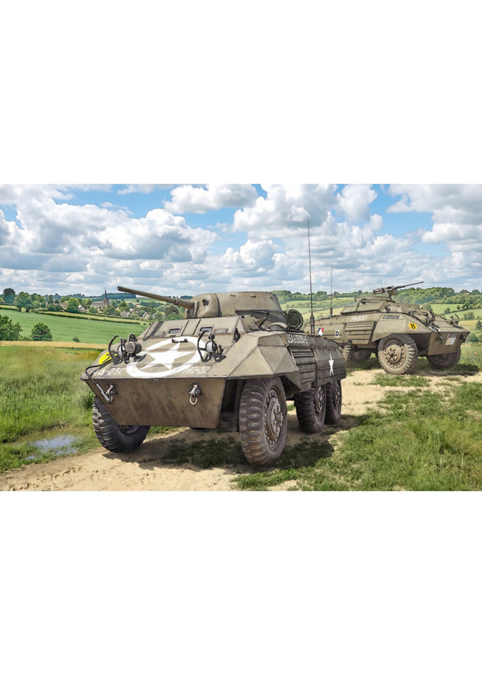 Italeri ITA7087 M8 Greyhound M20 (1/72)