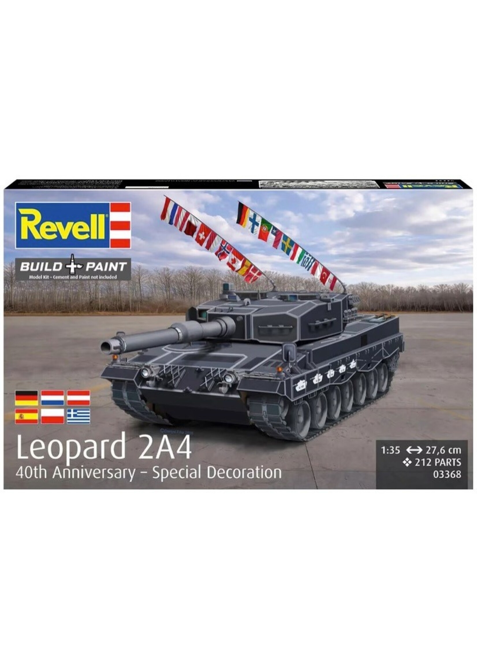 Revell Germany RVG3368 Leopard 2A4 Special Decoration 40th Anniversary (1/35)