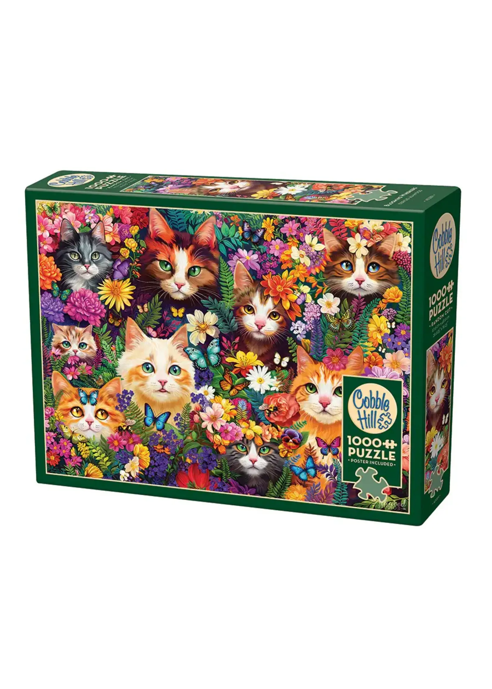 Cobble Hill CH40289 Blooming Whiskers (Puzzle1000)