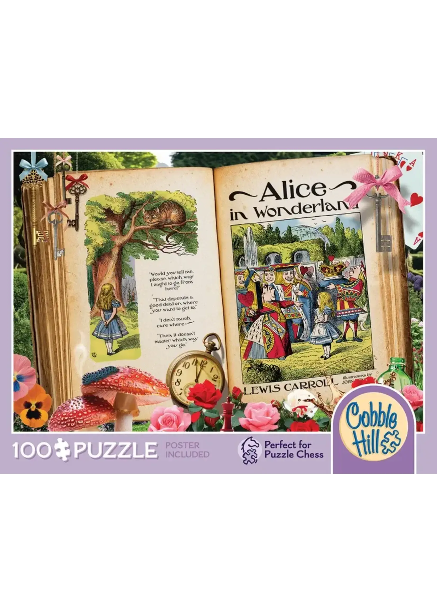 Cobble Hill CH46004 Once Upon A Time Alice in Wonderland (Puzzle100)