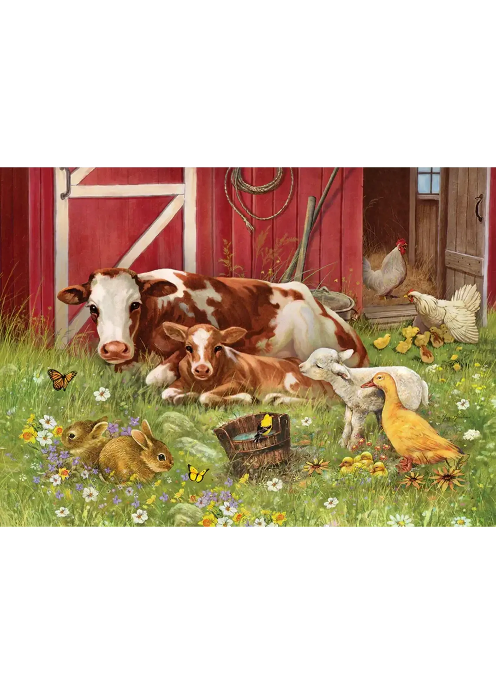 Cobble Hill CH58899 Barnyard Family (TrayPuzzle35)