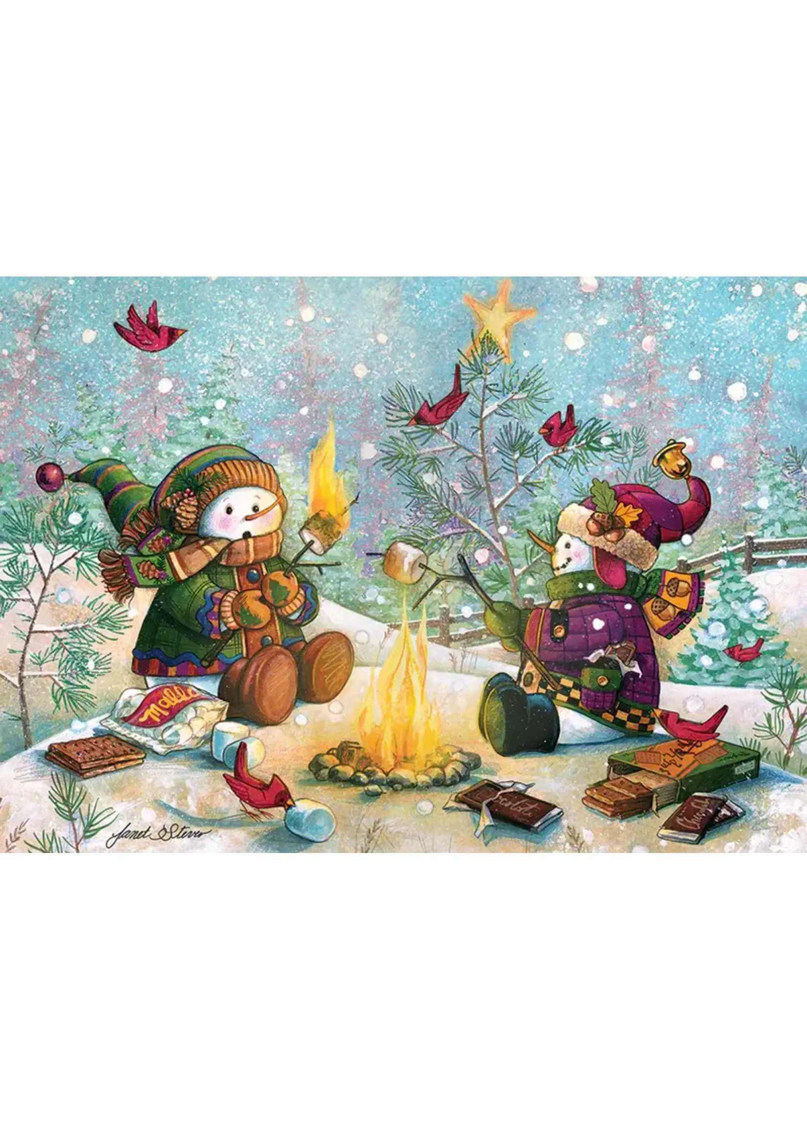 Cobble Hill CH58915 S'more Snowfall (TrayPuzzle35)