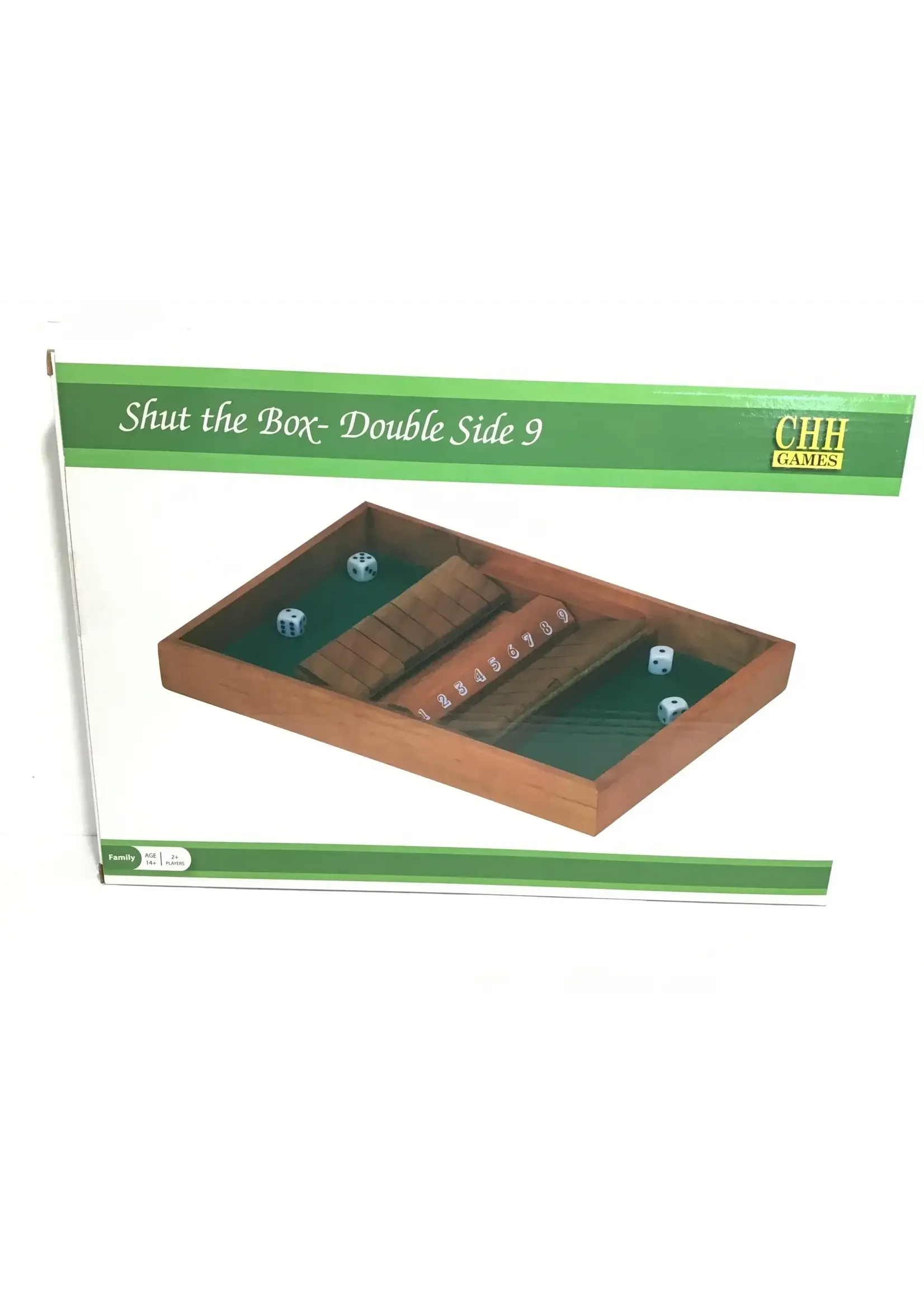 Shut the Box 9 Number Double Sided