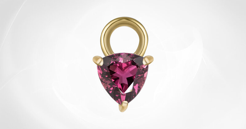 HIBA HAYEK CHARM Nº1 RHODOLITE