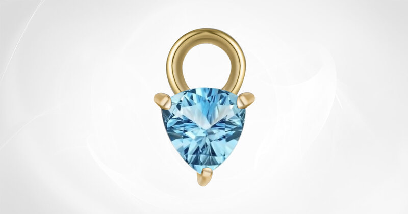 HIBA HAYEK CHARM Nº1 SKY BLUE TOPAZ