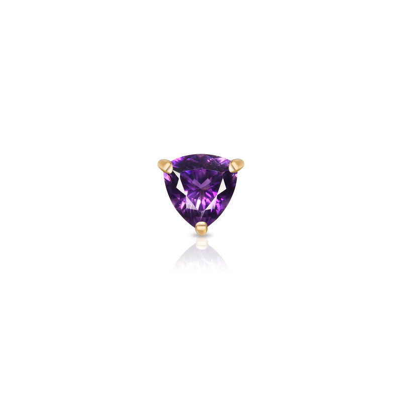 HIBA HAYEK STUD Nº2 AMETHYST