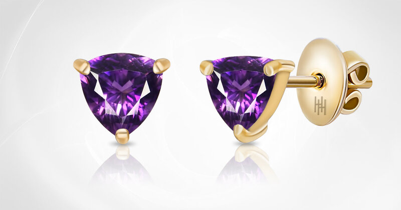 HIBA HAYEK STUD Nº2 AMETHYST