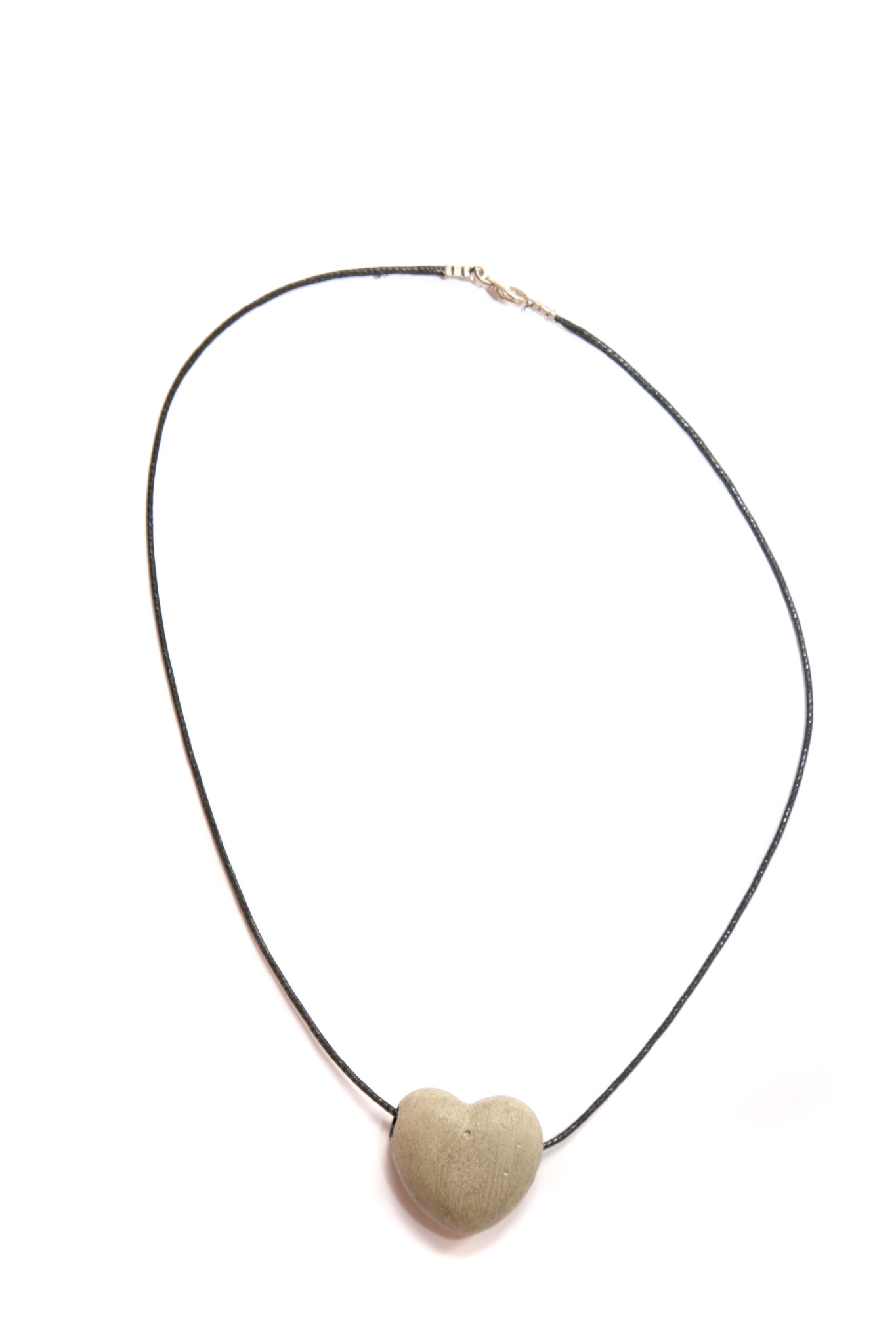 RUBA DESIGNER Heart Shaped Cement Necklace