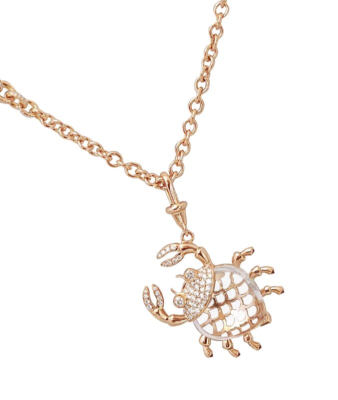 JOHN NAJARIAN Diamond Pave Crab Charm