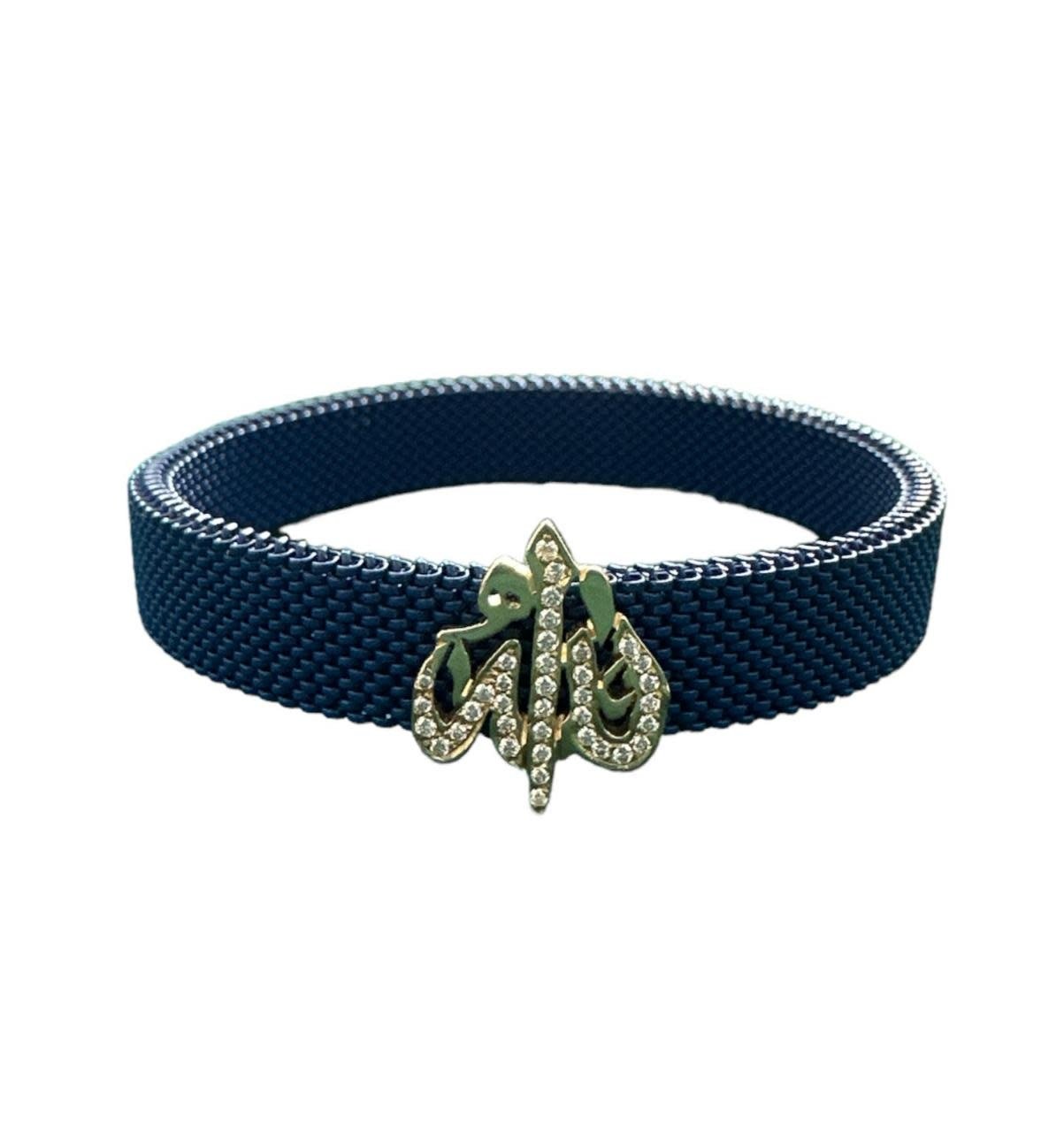 YOLA JAHSHAN Navy Blue Steel bracelet