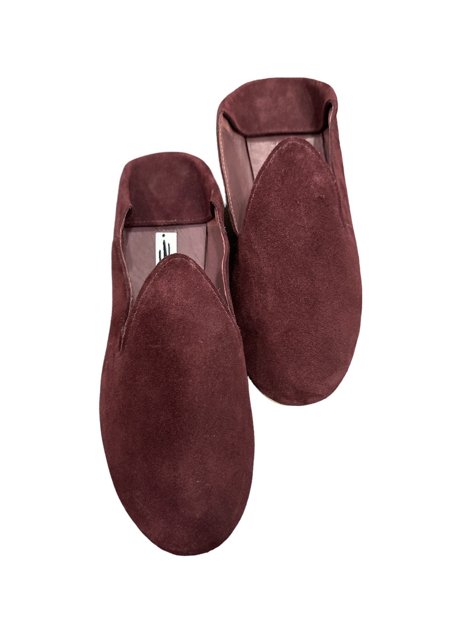 YOLA JAHSHAN FASHION Babouche Maroon velvet