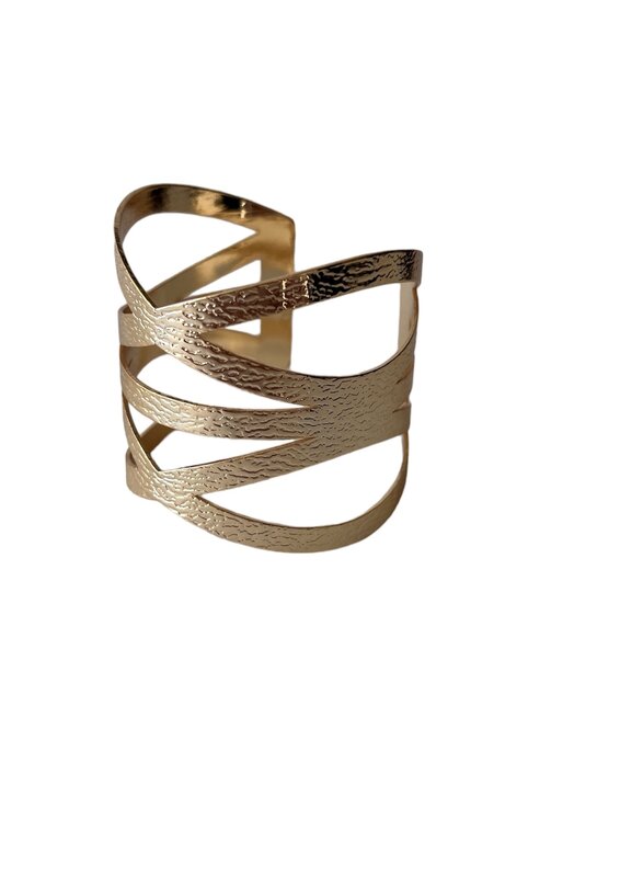 SUHA DESIGN Crossed Wide Bangle