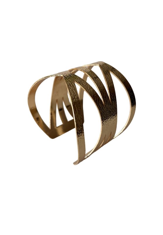 SUHA DESIGN Crossed Wide Bangle