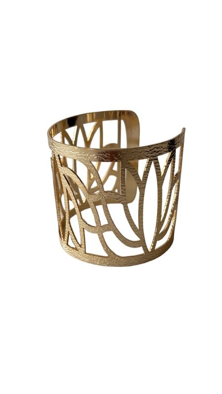 SUHA DESIGN Leaves Wide Bangle