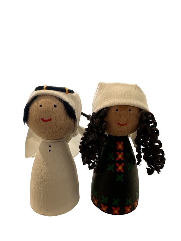 SMIZE Gaza Handmade Wooden Dolls Set