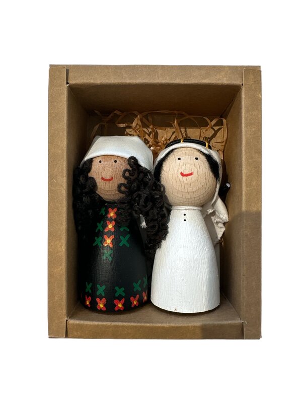 SMIZE Gaza Handmade Wooden Dolls Set