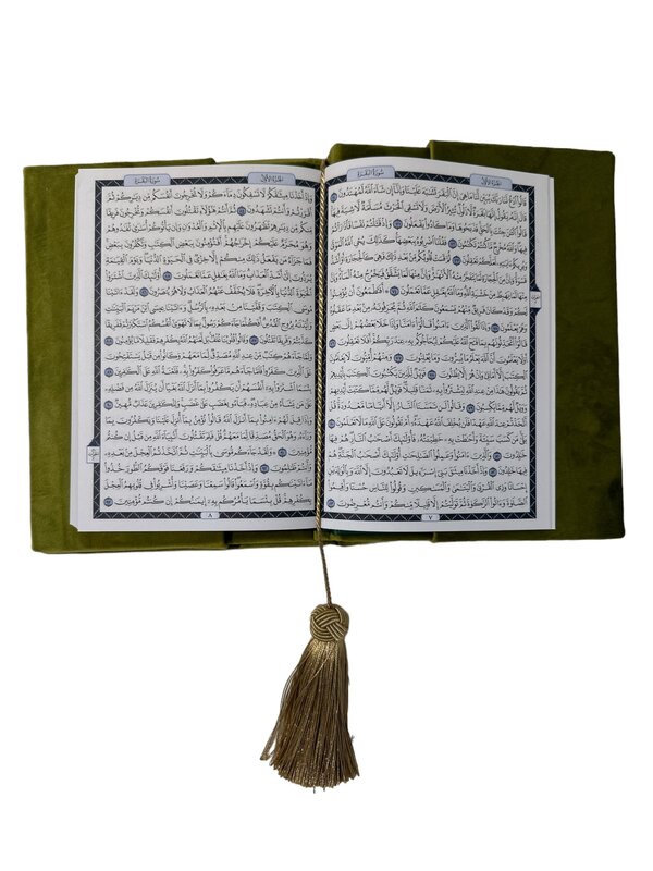 ROCKNRULA Pistachio Velvet Embroidered Quran