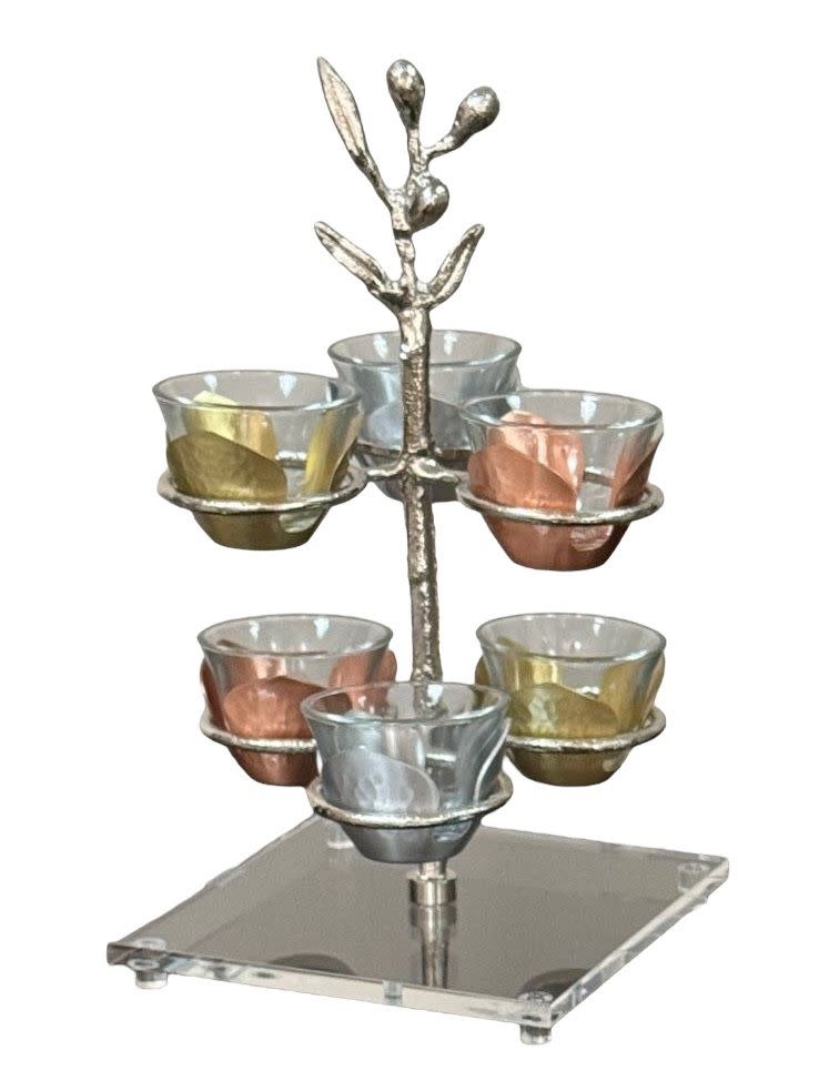 ORIENTINA ⁠Turath Arabic coffee cups with stand - set of 6