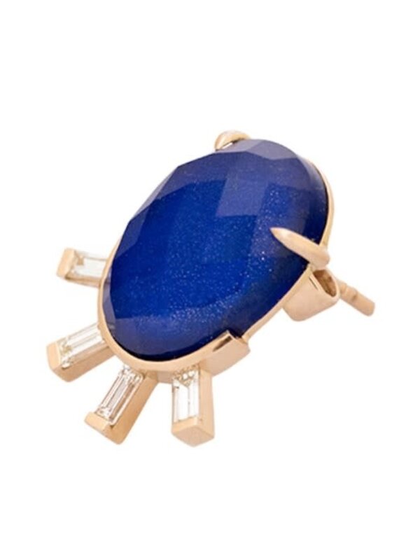 OH EM JAY Blue Lapis earrings