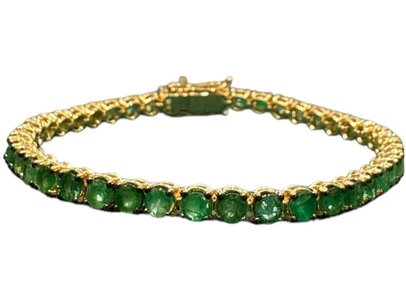 YOLA JAHSHAN Emerald tennis bracelet