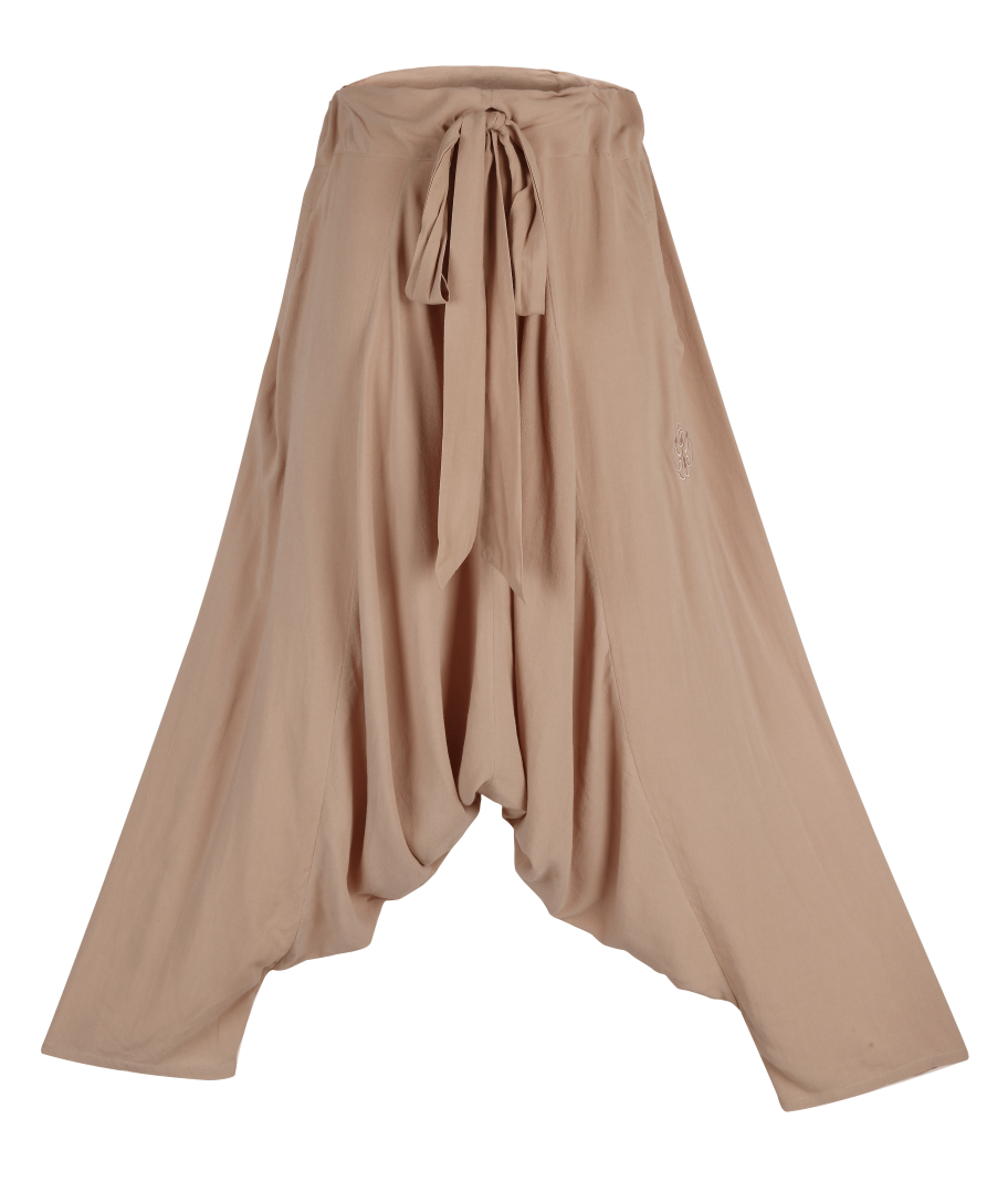 BLOOMS OF LOVE Beige Bohemian Bliss Pants