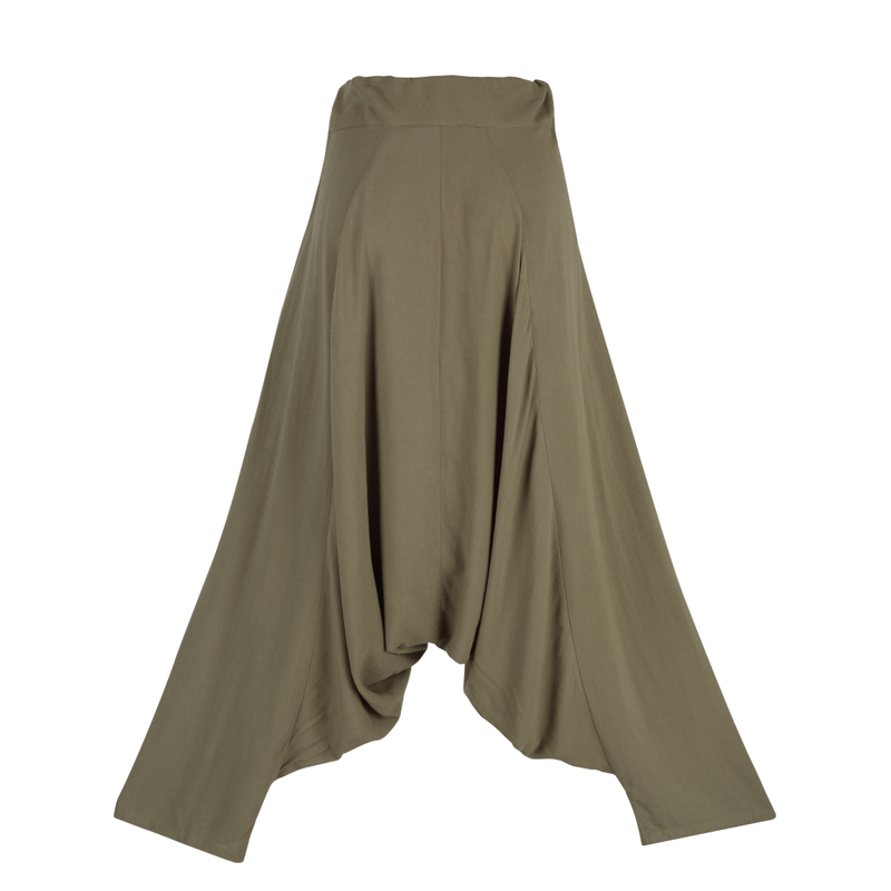 BLOOMS OF LOVE Olive Green Bohemian Bliss Pants