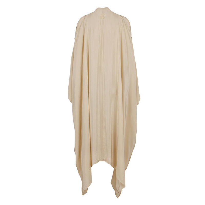 BLOOMS OF LOVE Beige Mystical Mirage Kaftan