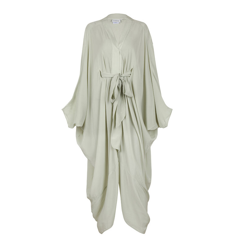 BLOOMS OF LOVE Sage Green The Starry Nights Kimono