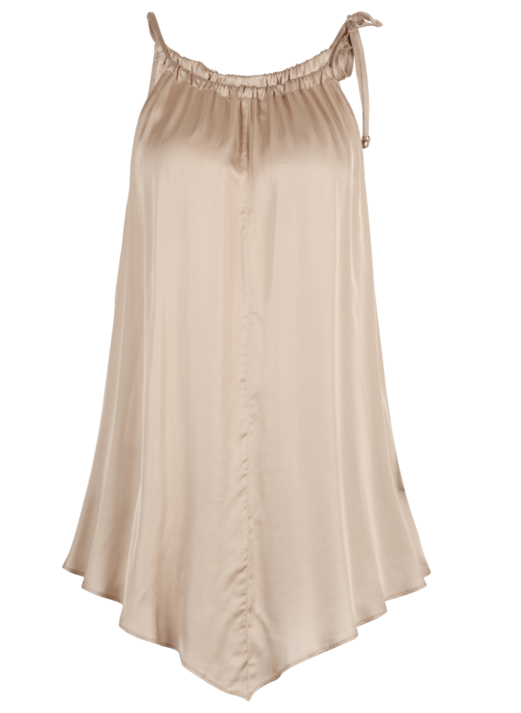 BLOOMS OF LOVE Beige Adjustable Allure Tank