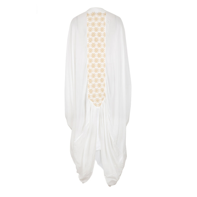 BLOOMS OF LOVE White The Starry Nights Kimono