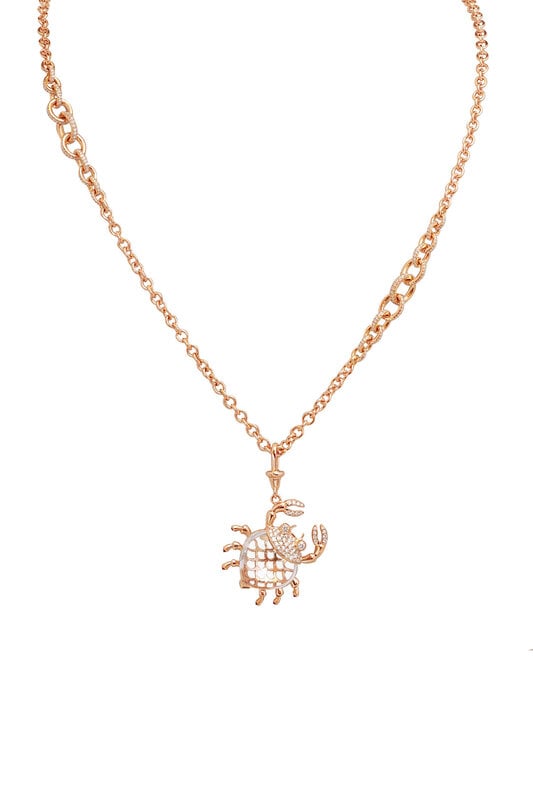 JOHN NAJARIAN Rose Gold Diamond necklace