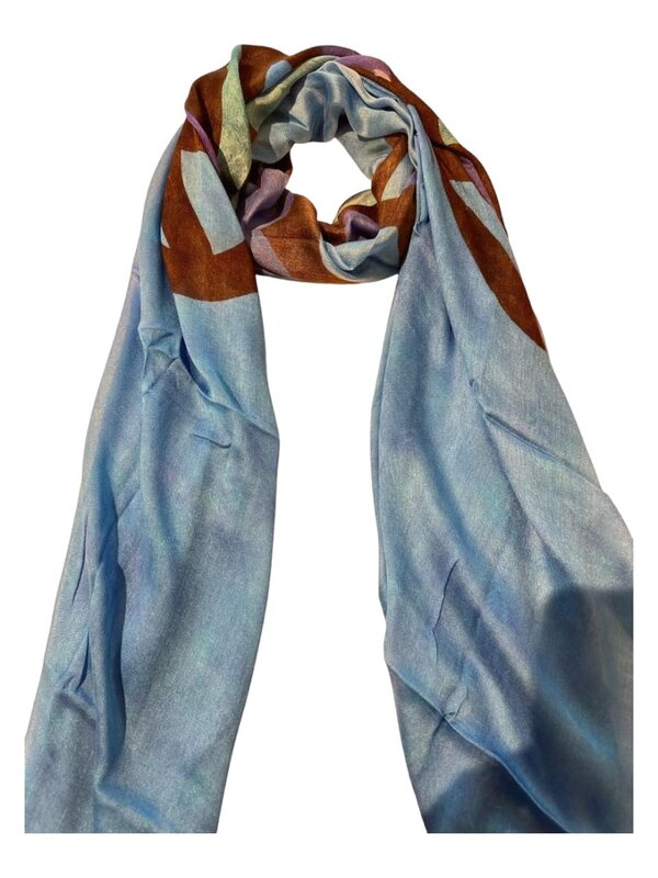 ORIGINALLY YOURS BY DODI TABBAA "Maha" Digitally Printed Silk Modal scarf