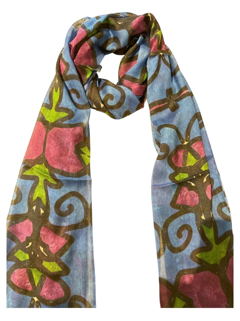 ORIGINALLY YOURS BY DODI TABBAA "Granada" Digitally Printed Silk Modal scarf