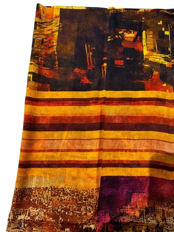 ORIGINALLY YOURS BY DODI TABBAA "Amman 2" Digitally Printed Silk Modal scarf