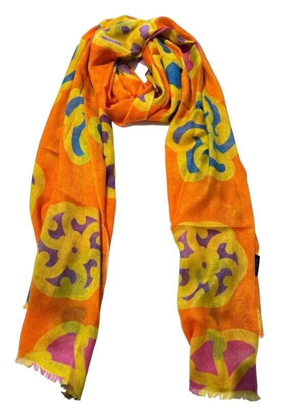 ORIGINALLY YOURS BY DODI TABBAA "Nahla" Digitally Printed Silk Modal scarf.