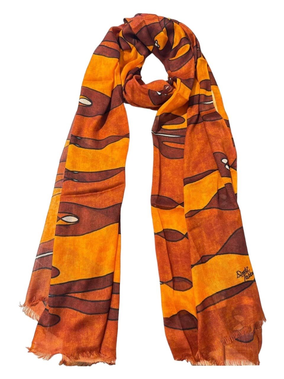 ORIGINALLY YOURS BY DODI TABBAA "Florida" Digitally Printed Silk Modal scarf