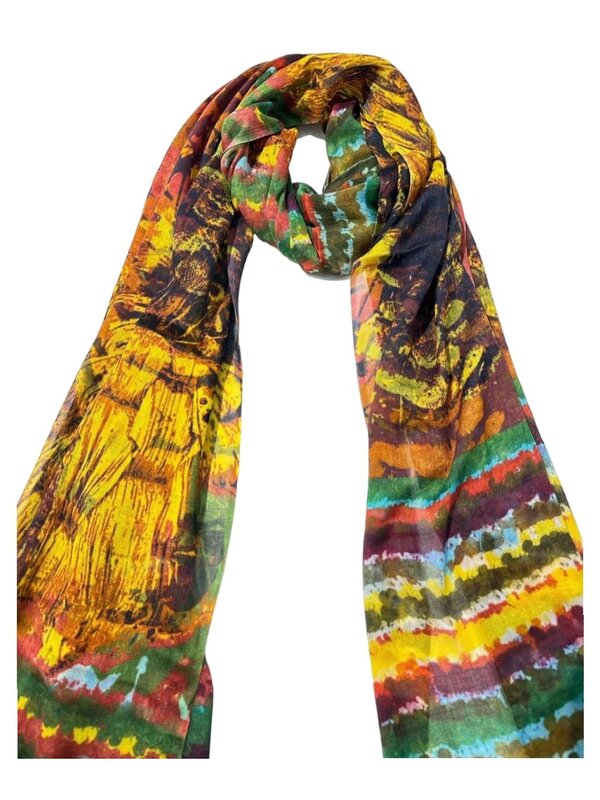 ORIGINALLY YOURS BY DODI TABBAA "Daymeh" Digitally Printed Silk Modal scarf